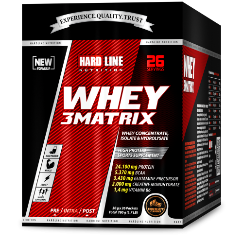 Hardline Whey 3Matrix 780 Gr (30Gr*26Adet)