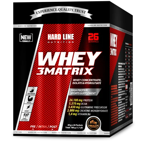 Hardline Whey 3Matrix 780 Gr (30Gr*26Adet)
