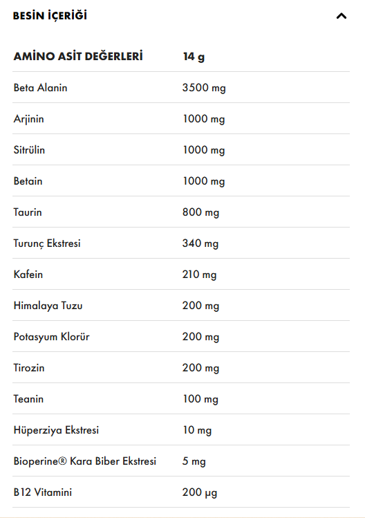 proteinocean PRE-WORKOUT SUPREME YEŞİL ELMA  520
