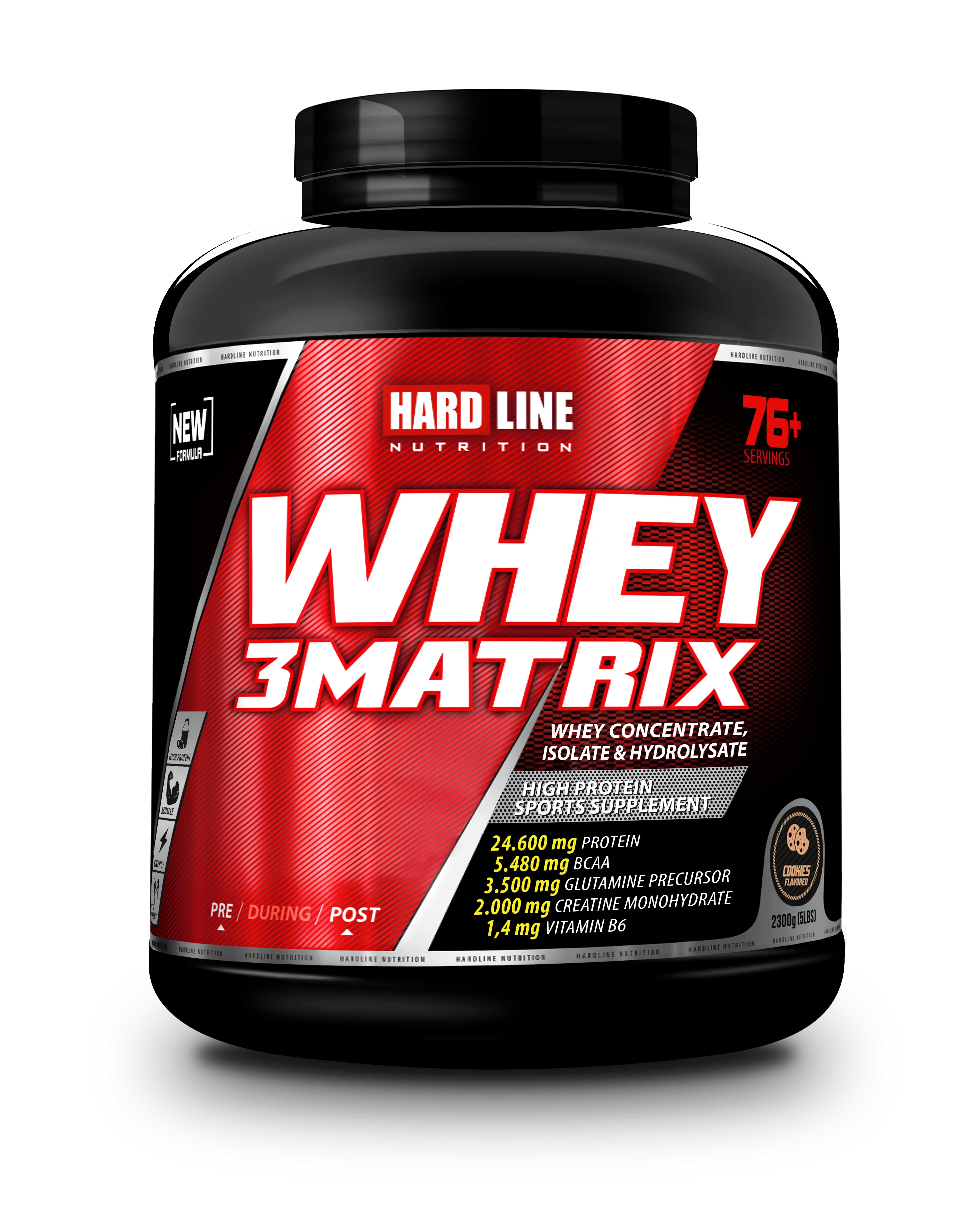 Hardline Whey 3Matrix 2300 Gr  12