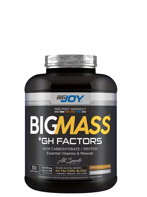 Bigjoy Sports BIGMASS Gainer GH FACTORS Çikolata 3000g