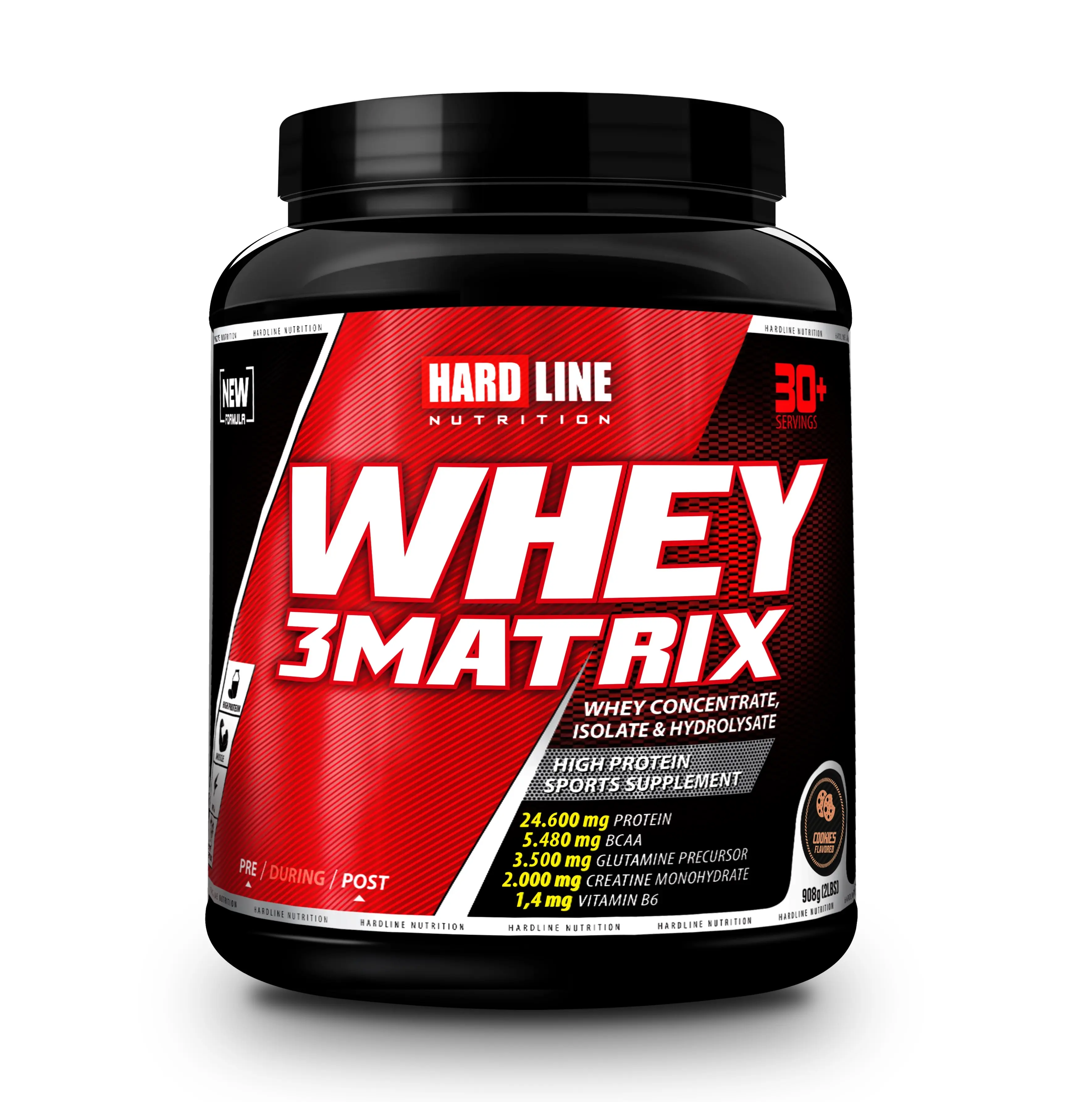 Hardline Whey 3Matrix 908 Gr 18