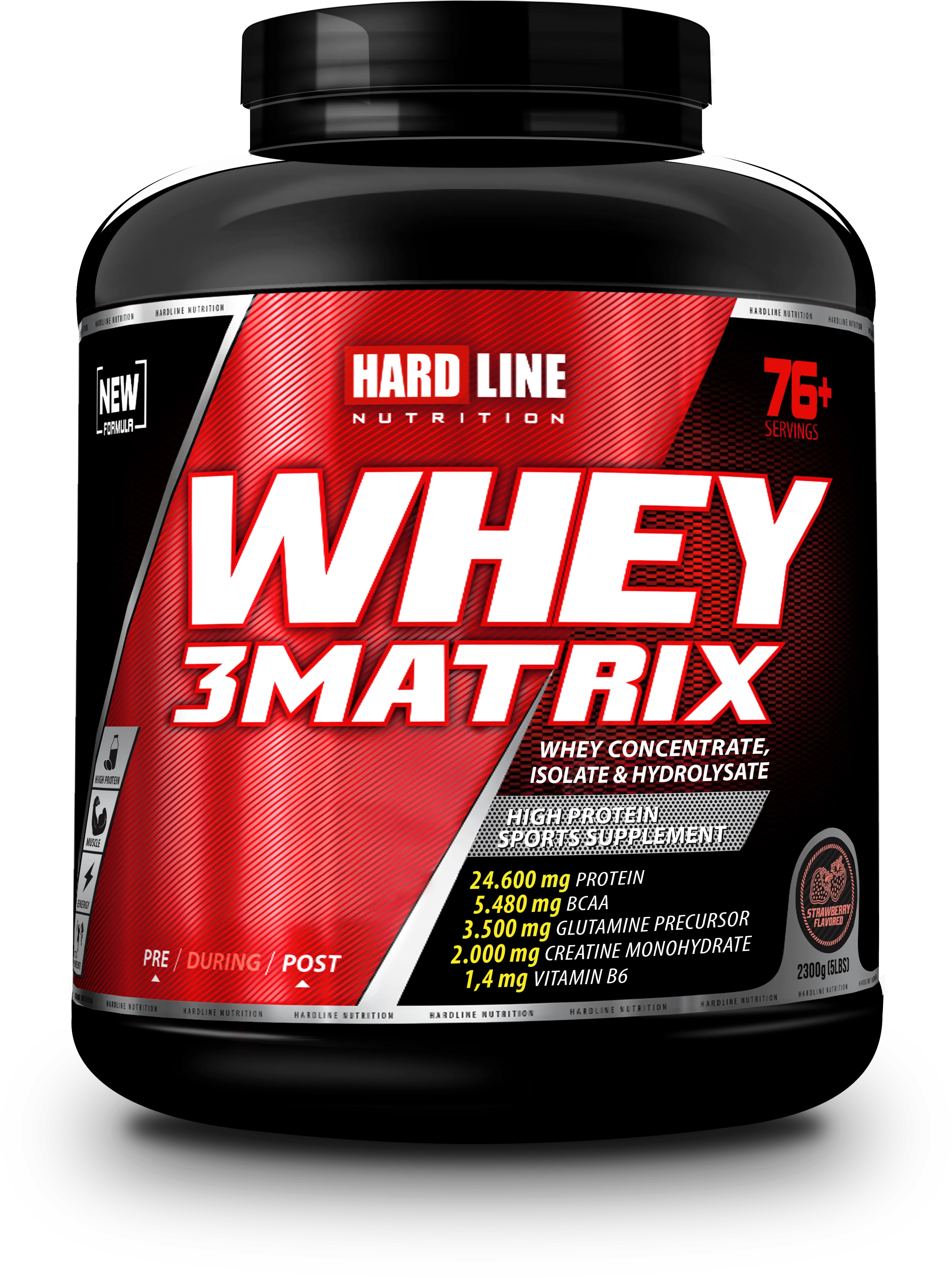 Hardline Whey 3Matrix 2300 Gr  10