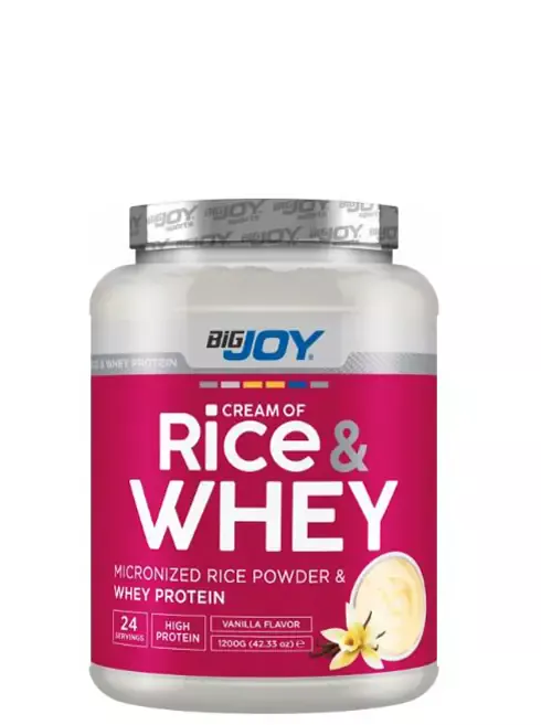 Bigjoy Sports Cream Of Rice Whey Vanilya 1200g