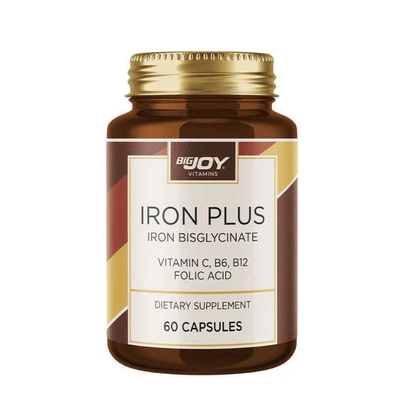 Bigjoy Vitamins Iron Plus 60 Kapsül