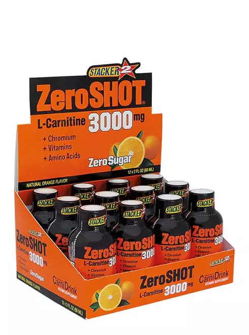 ZeroSHOT 3000mg Portakal 12 x 60ml