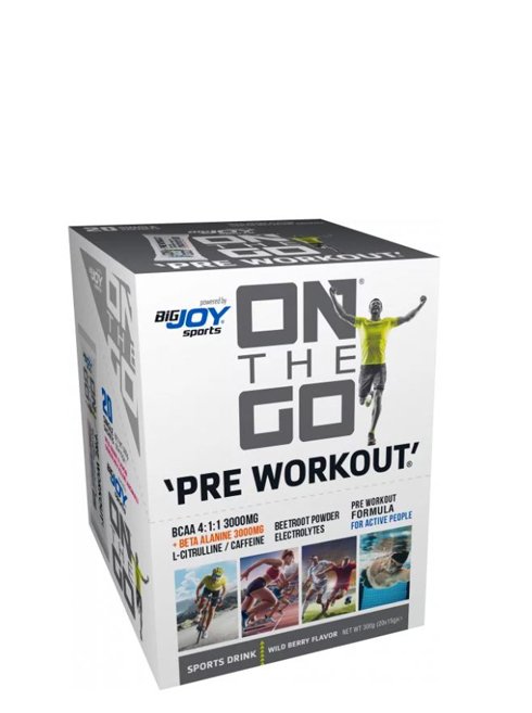 Bigjoy Sports ONTHEGO Preworkout Orman Meyveli 20 x 15g